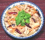 Dish of Chicken with Lemon Grass