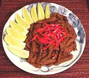 Dish of Beef & Sesame Stir Fry