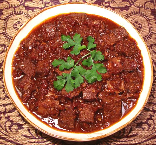 Dish of Beef with Tomato