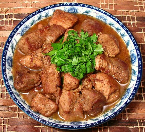 Bowl of Pork Adobo