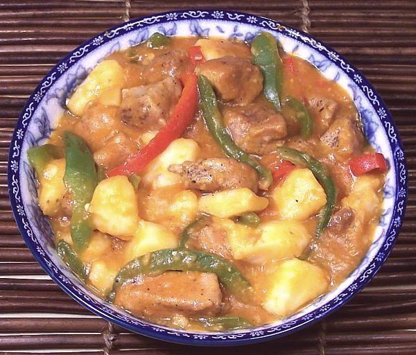 Dish of Pork & Potato Stew