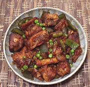 Dish of Sinarsahang Pork Ribs