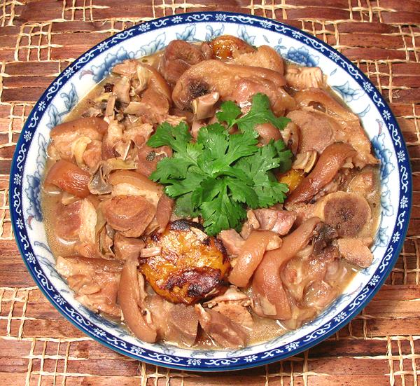 Dish of Pork Hocks with Vinegar