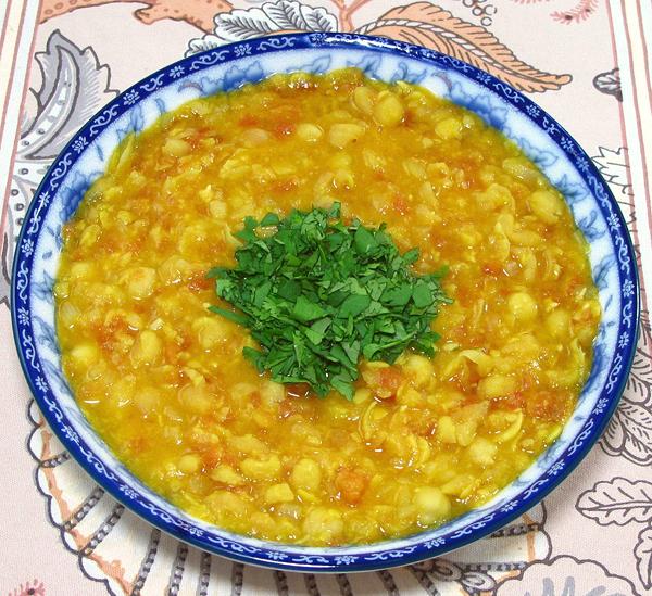 Bowl of Chickpea & Tomato Soup