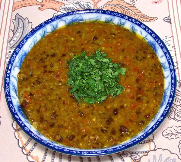 Bowl of Chickpea & Tomato Soup