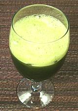 Glass of Pennywort Drink