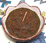 Small Bowl of Ajika - Hot Pepper Sauce