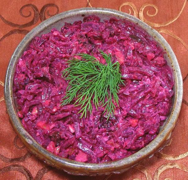 Dish of Beet Salad