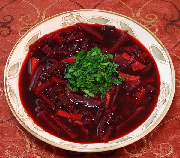 Bowl of Mushroom Borshch