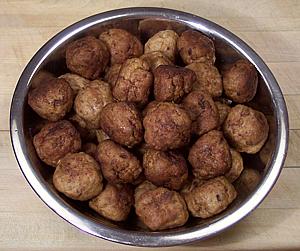 Swedish Meatbals, cooked