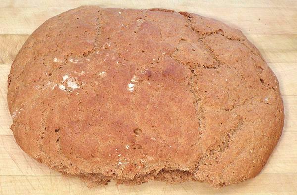 Loaf of Finnish Sour Rye Bread