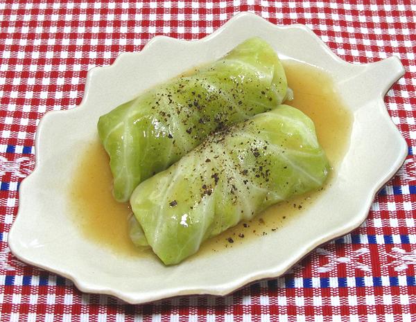 Dish of Norwegian Cabbage Rolls