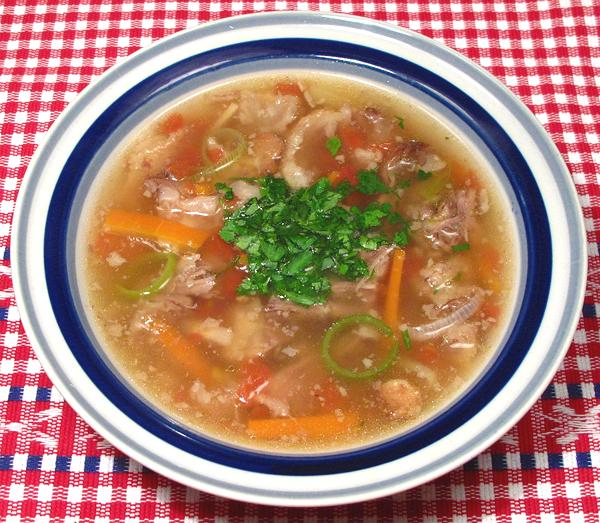 Bowl of Scandinavian Oxtail Soup