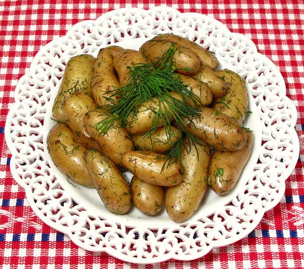 Dish of Potatoes with Dill