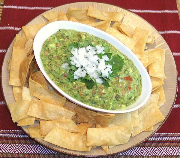 Oval Bowl of Guacamole