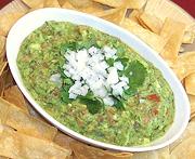 Oval Bowl of Guacamole