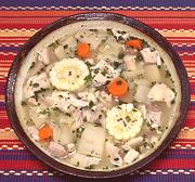 Bowl of Chicken Sancocho Panama