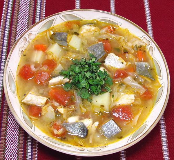 bowl of Yucatan Fish Soup