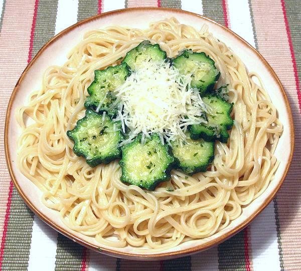 Dish of Pasta with Zucchini