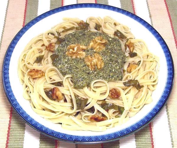 Bowl of Pasta with Nettles