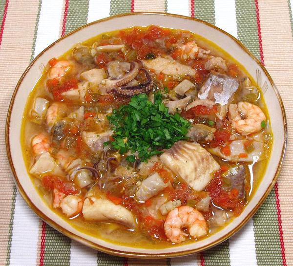 Bowl of Italian Fish Soup